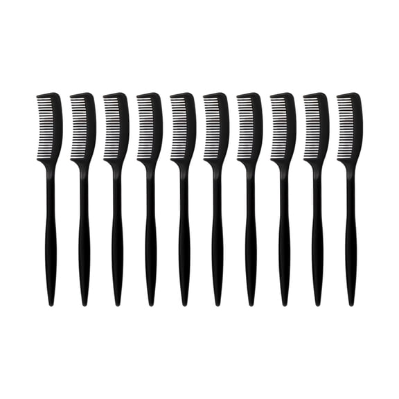 Portable Dual-Sided Eyebrow Eyelash Comb, Fine-Toothed Groomer For Travel & Precise Makeup Styling