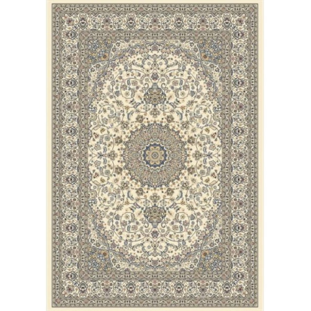 Dynamic Rugs AN46571196464 Ancient Garden 3 ft. 11 in. x 5 ft. 7 in. 57119-6464 Rug - Ivory/Ivory
