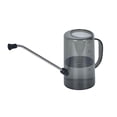 thumbnail image 1 of Regadera de largo de 1000 ml con cabezal de pulverización desmontable, regadera pequeña para interior, jardín, patio, césped, bonsái Gris mayimx Regadera, 1 of 9