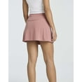 thumbnail image 4 of Real Essentials 4 Pack: Women's Ribbed Active Skort Pockets Skirt Running Tennis Golf Workout Sports (Available In Plus), 4 of 6