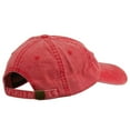 thumbnail image 4 of Flags Star of Life Embroidered Washed Cap - Red OSFM, 4 of 5