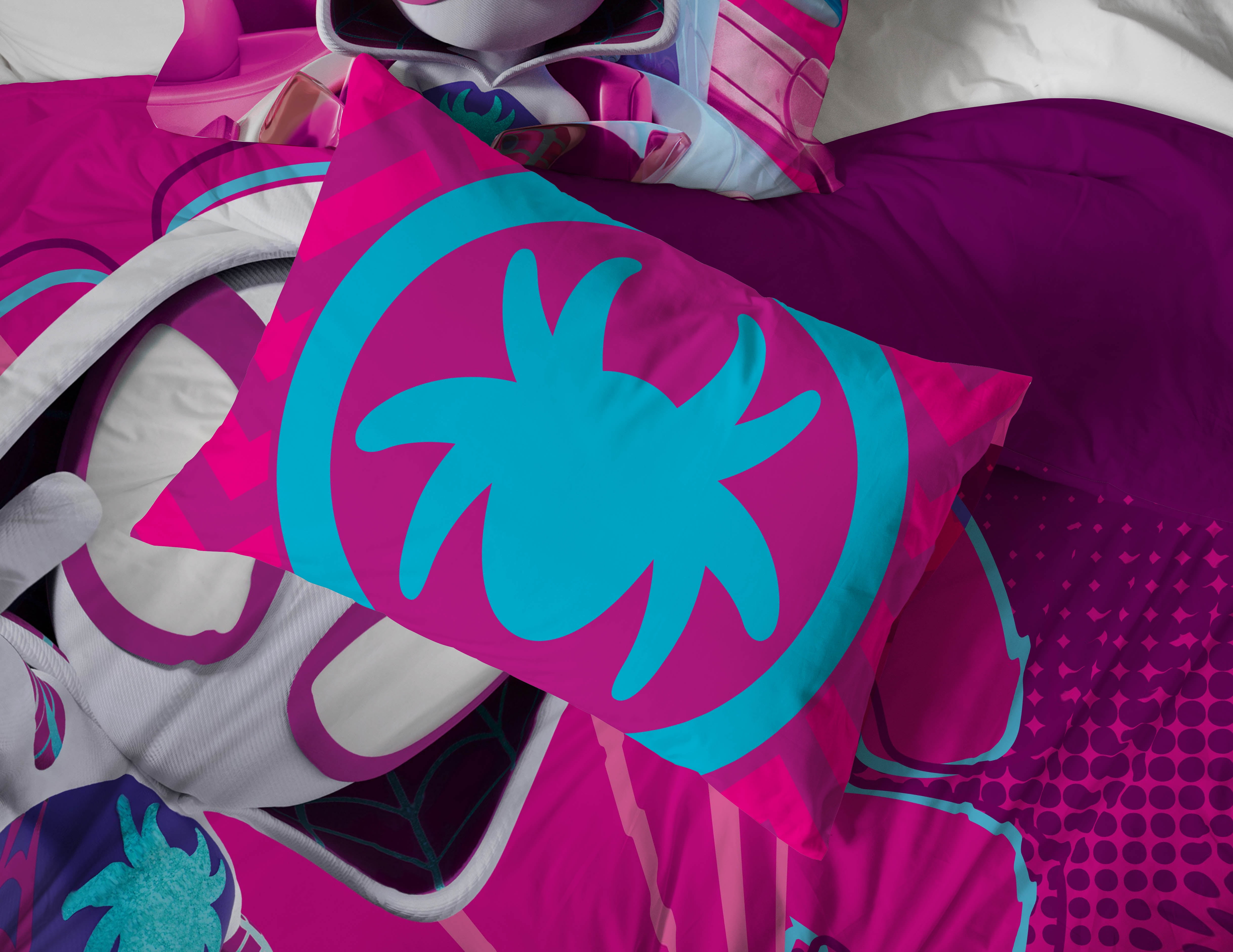Marvel Ghost Spidey 4-Piece Toddler/Crib Kids Bed Set – Spidey & His Amazing Friends Bedding