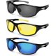 thumbnail image 1 of Sunglasses, Cycling GlassesUV400 Sports Sunglasses Dirt Bike Goggles Motorcycle Goggles Polarized Sports Sunglasses for Men Women Running Cycling Fish, 1 of 4
