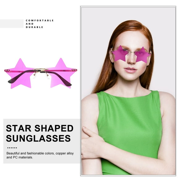 HEMOTON Rave Accessories Sunglasses Funny Eyeglasses Men and Women