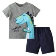 thumbnail image 2 of AUDeals Toddler Boys Gentleman Outfit Set 2PCS Summer Suit, Trendy Handsome Casual Clothes for Daily Wear and Play (Grey, 3-4 Years), 2 of 6