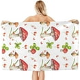 thumbnail image 2 of Mushrooms Large Beach Towel - Plush Thick Cotton Pool Towel, Adult Beach Towels, 2 of 16