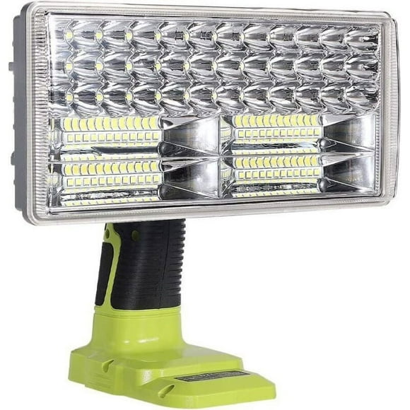 4200LM Jobsite Light Powered by 14.4V-18V Max Li-ion Battery WaxPar 40W 1800LM-4200LM Cordless LED Work Light Compatible with Ryobi 18V 14.4V ONE+ Lithium NiCd NiMh Battery 110 Degree Pivoting