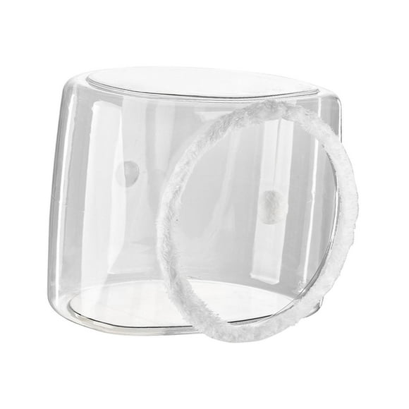 Runquan Maison pour Chats Respirante Transparente Confortable Nid pour Chien Fournitures pour Animaux de Compagnie Chatons Chiens Carré