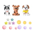 thumbnail image 1 of Toppers de perros Toppers Cupcake Toppers Toppers Decoraciones de pastel de estrellas Figuras para proyectos de manualidades Compromiso Aniversario de, 1 of 8