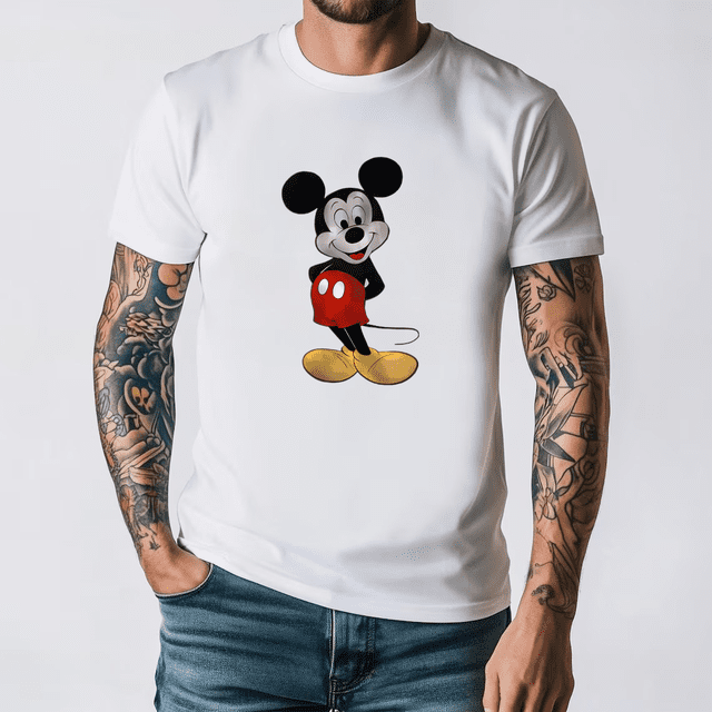 T-Shirt Disney Mickey Mouse Stance Noir Neuf
