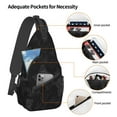 thumbnail image 4 of ZICANCN Crossbody Sling Bag for Men Women - Bear Graffiti Pattern Casual Shoulder Backpacks for Travel Sport Climbing Runners Daypack, 4 of 9