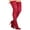 Wine, variant on Women's Pointed Toe Thigh High Stiletto Heel Fashion Boots Black Suede 6.5