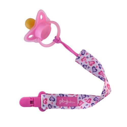 PBnJ Baby Paci Holder Pacifier Holder, Kitten