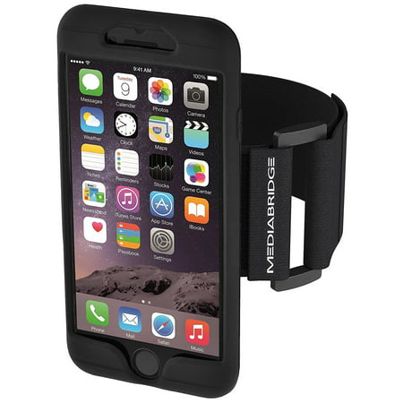 Mediabridge™ Armband for iPhone 6S Plus / 6 Plus ( Black ) - Fits 7