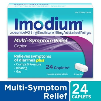 Imodium Multi-Symptom  Anti-Diarrheal Medicine Cets, 24 ct.
