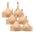 thumbnail image 1 of ManxiVoo Non Underwire Support Bra 3 Piece Set Plus Size Minimizer Anti Sag Comfort Fit for Daily Use L Size Hot Pink, 1 of 6