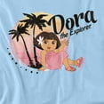 thumbnail image 2 of Popfunk Dora The Explorer Tropical Breezes Unisex Infant Snap Suit for Baby, Light Blue, Large, 2 of 3