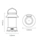 thumbnail image 4 of Humidificadores Humidificadores de lámpara retro Humidificador de aire de mano para dormitorio/oficina (negro) Sywqhk Libre de BPA, 4 of 6