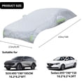 thumbnail image 2 of 2026 Hail Blankets for Cars, Hail Blankets for SUV, Windshield Hail Protectors, Padded Car Covers for Hail, Hail Protector Car Cover SUV, All Weather Half Car Cover Protects, 2 of 5
