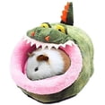 thumbnail image 1 of ZHAOCHENG Bunny Bed Guinea Pig Hideout Huts Habitat Accessories, L, Cocodrilo, 1 of 5
