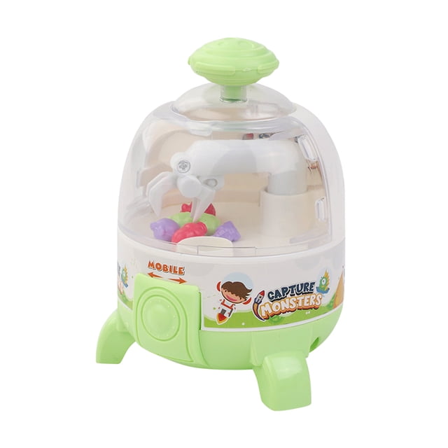 Mini Claw Machine Toy for Kids Adults 3+, ABS Material Durable, Includes 1 Machine & 6 Dolls, Encourages Hand-Eye Coordination, Smooth Rounded Edges Safe, Perfect for Family Parties