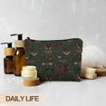 thumbnail image 4 of Bolsa de cosméticos RYYCDOI Moody Green Academia Butterfly Women, 4 of 6