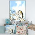thumbnail image 2 of Designart 'Old Bird Sitting On Tree' Traditional Framed Canvas Wall Art Print, 2 of 5