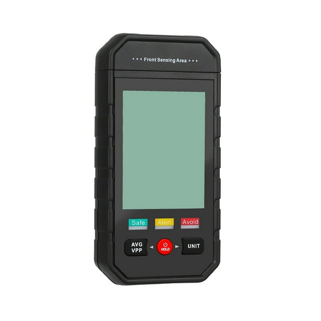 Riwesomey Contador Geiger, Detector de radiación, herramienta de prueba, precisión de tamaño compacto, suministros industriales, dosímetro Medidores de medidas dimensionales