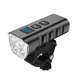 thumbnail image 4 of Faro de bicicleta con soporte de carga USB, luz de lejos y de cerca, 4 luces LED, equipo de conducción nocturna, 4 of 6