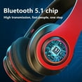 thumbnail image 4 of Back to School Gifts under $5 Headset Light-emitting Bluetooth Headset Heavy Bass Cell Phone Wireless Plug-in Seven Color LED Breathing Light Bluetooth Headset on Clearance, 4 of 7