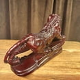 thumbnail image 3 of Rosewood carved tiger sculpture, one of the twelve zodiac animal figurines, perfect for living room home decorations or as a gift., 3 of 3