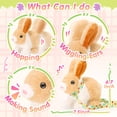 thumbnail image 4 of Juguete de peluche con forma de conejito de Pascua interactivo para niños, 4 of 7