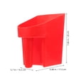 thumbnail image 2 of unbranded 2Ud Herramienta Agrícola Plástica Roja Con Mango Ergonómico Para Alimentación Animal Y Mascotas, 2 of 6