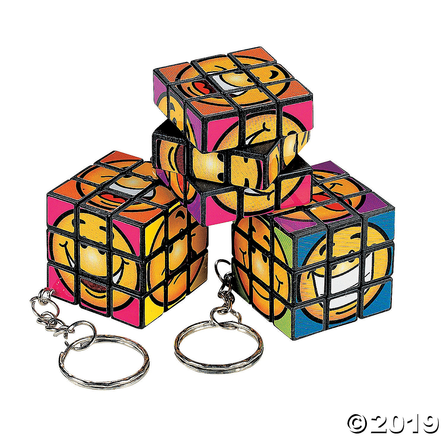 Mini Fun Magic Cube Puzzle Keychains