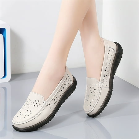 

Vedolay Cute Casual Shoes For Women Loafers for Ladies Platform Slip-ons Ladies Shoes Lightweight Green 7.5