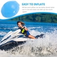 thumbnail image 5 of LEORX 2Pcs Inflatable Pool Cushion Round Blue PVC for Pool Owners, 5 of 8