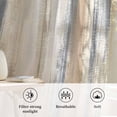 thumbnail image 6 of Beige Grey Sheer Curtains 96 Inch Length, Light Filtering Voile Curtain Panel, Abstract Mottled Art Retro Modern Painting Rod Pocket Drapes Window Treatments for Living Room Bedroom 52"x96", 6 of 9