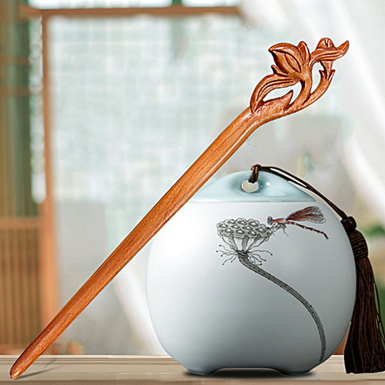 Hesroicy Cloud Shape Elegant Wood Hair Stick Vintage Chinese Style