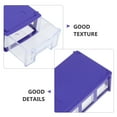 thumbnail image 3 of OUNONA 5Pcs Blue Drawer Parts Organizer Box Plastic Tool Storage Cabinet for Home and Office, 3 of 6