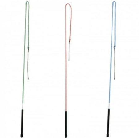 Weaver Leather Stock Whip with Rubber Handle  18  Drop