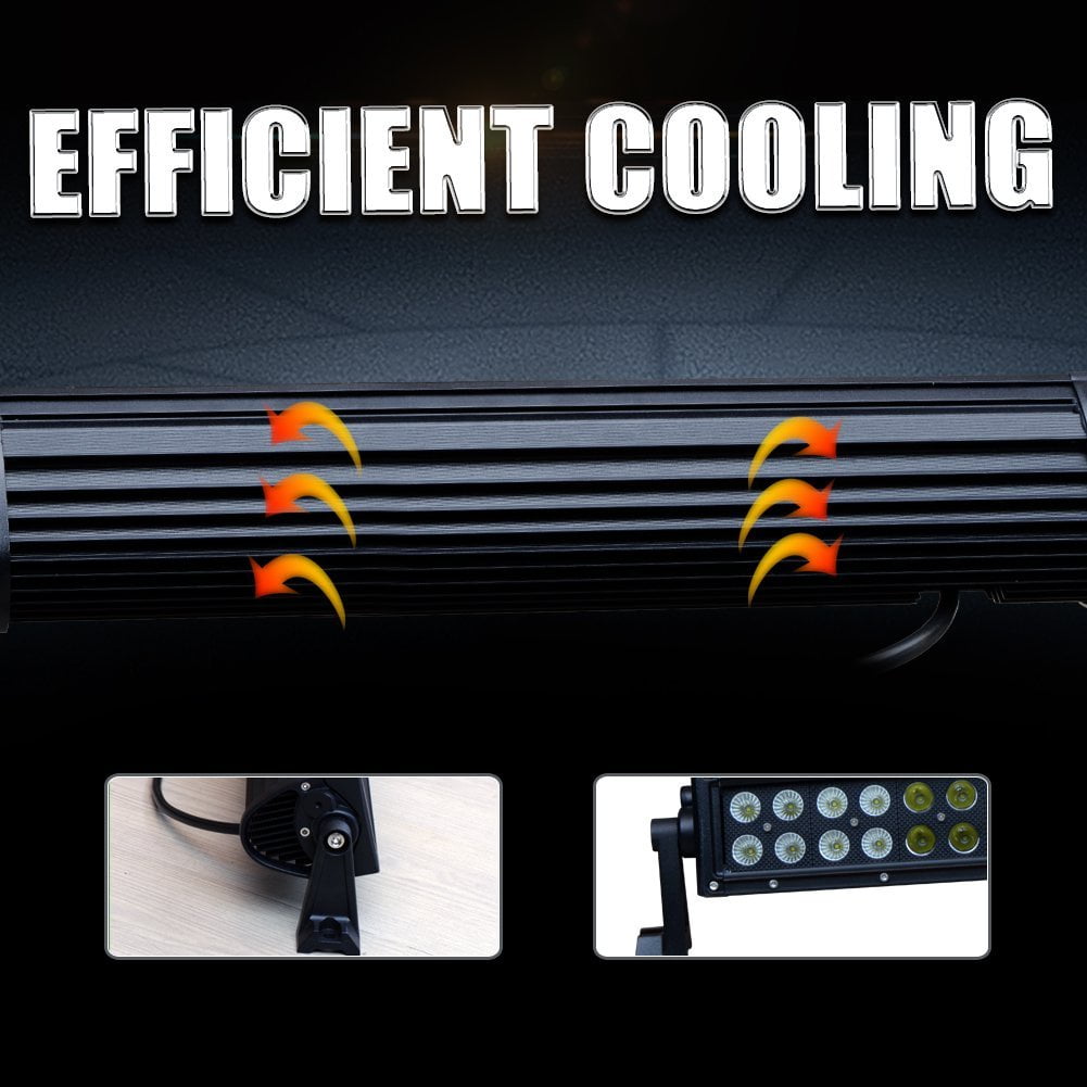 Nilight 22" 120w LED Light Bar Flood Spot Combo Driving Lights Fog Lamp off road led lights for SUV ATV Truck 4x4 Boat ,2 Years Warranty
