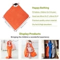 thumbnail image 4 of Toalla de bebé con capucha de animales, albornoz absorbente de algodón premium para niños pequeños para niñas y niños de 0 a 6 años Ormromra LRWJ148-1, 4 of 9
