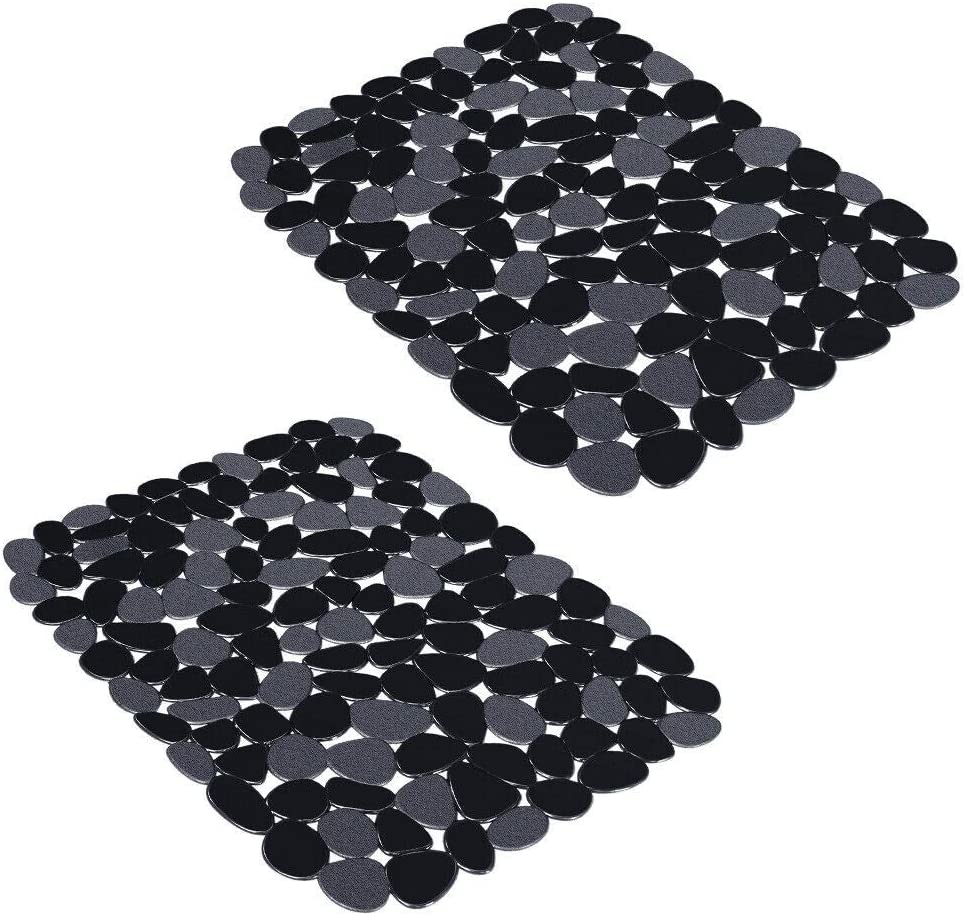 Pebble Sink Mats for Stainless Steel Sink, PVC Sink Saddle Protectors Kitchen Sink Mat for
