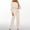 Beige, variant on Jumpsuits For Women Elegant Long Sleeve Wide Leg Pants One Piece Jumpsuits Baggy Overalls Crew Neck Going Out Rompers For Women 2026 M