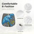 thumbnail image 4 of Balery Fun Riding Dinosaur Pantalones cortos deportivos para mujer con forro y dos bolsillos, elásticos, para entrenamiento, gimnasio, yoga-XX-Large, 4 of 7