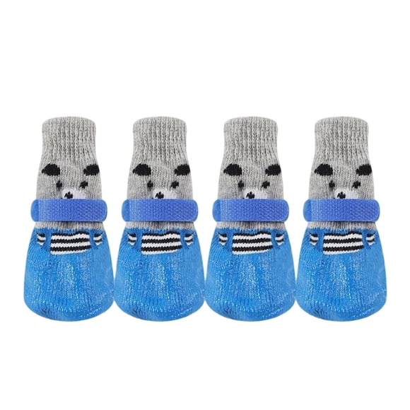 ERK 1Pcs Boots Shoes Socks Cat Shoes Rain Booties Adjustable Breathable Weather For Small Puppy Cat