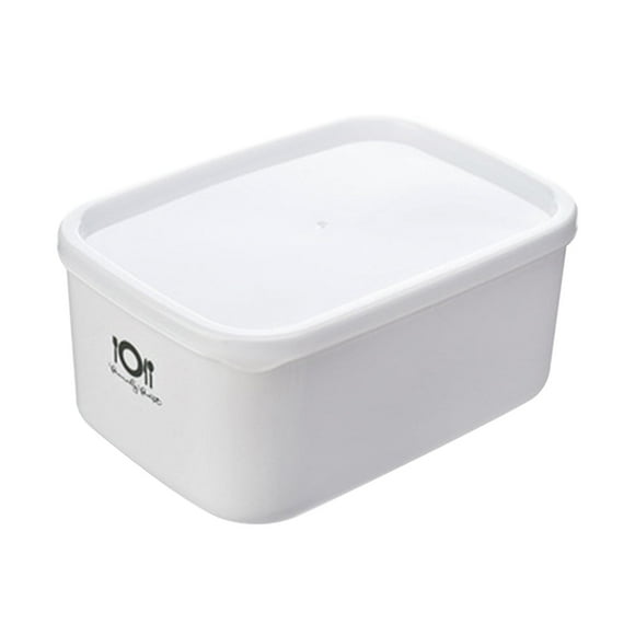 Ovzne Photo Storage Box Card Storage Box Refrigerator Fruit Preservation Box Refrigerator Special Storage Box Microwave Oven Heating Lunch Box Plastic Rectangular Lunch Box Storage Box Without Compart