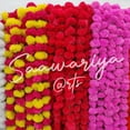thumbnail image 2 of Pack 12′ Marigold Garlands with Color Options for Home Decor, Pooja Decor, Housewarming, Navratri, Diwali., 2 of 2