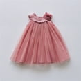 thumbnail image 4 of Pounoo Womens Sundresses Halter Neck Rose Decor Tulle Skirt Lightweight Sweet Style (For Small Wearers) Gift, 4 of 5