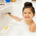 thumbnail image 3 of Munchkin® Draw™ Washable Non-Toxic Toddler Bath Crayons, Unisex, 5 Pack, 3 of 6